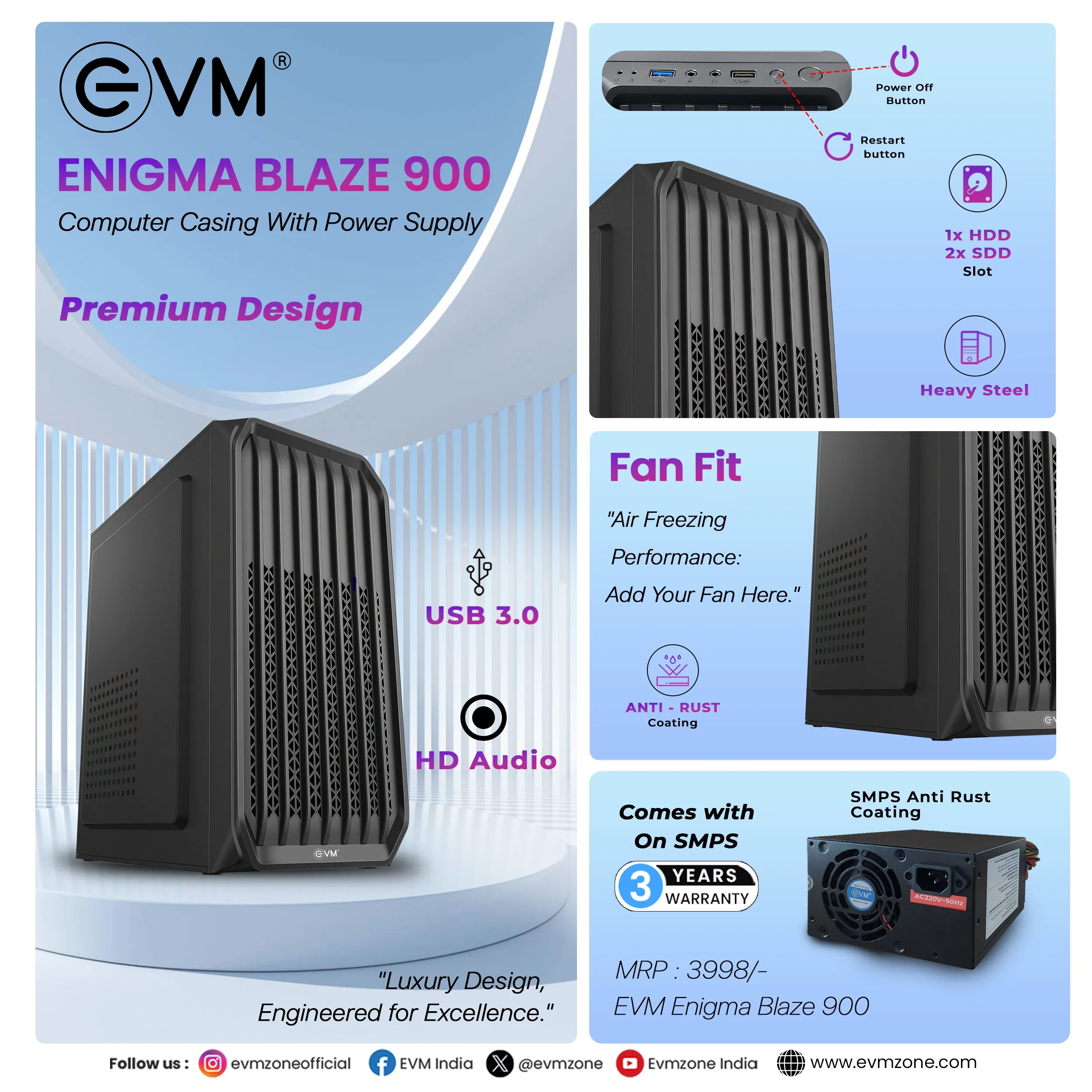 EVM Cabinet With SMPS Enigma Turbo 900 view 5